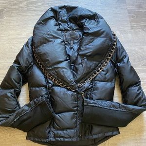 BCBGMaxAzria Puffer Jacket - Black XXS